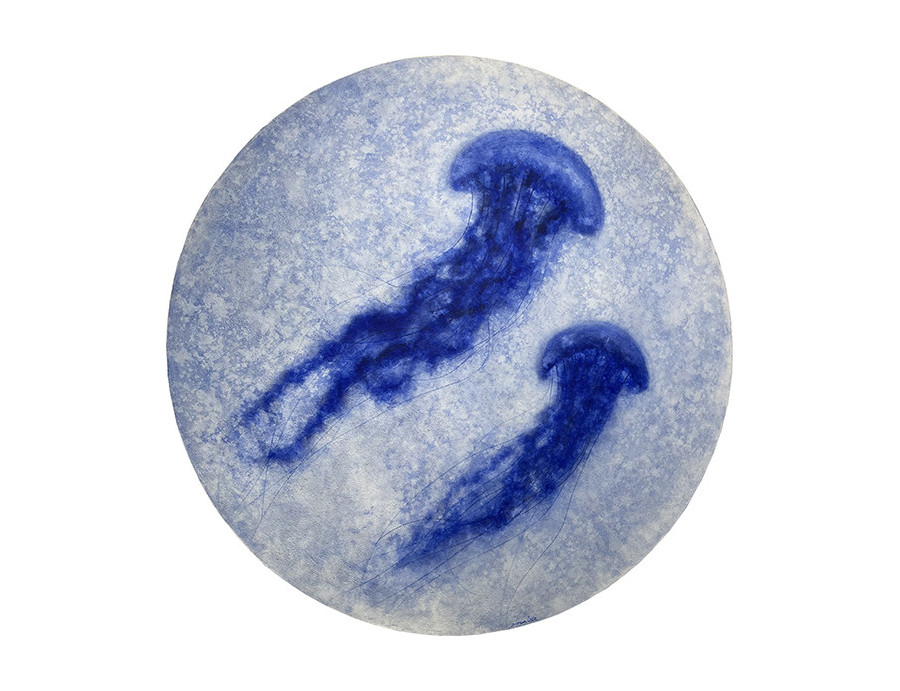 Acrílico "Born Blau" de Doralice Souza