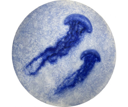 Acrílico "Born Blau" de Doralice Souza