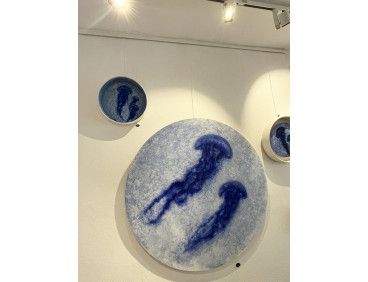 Acrílico "Born Blau" de Doralice Souza