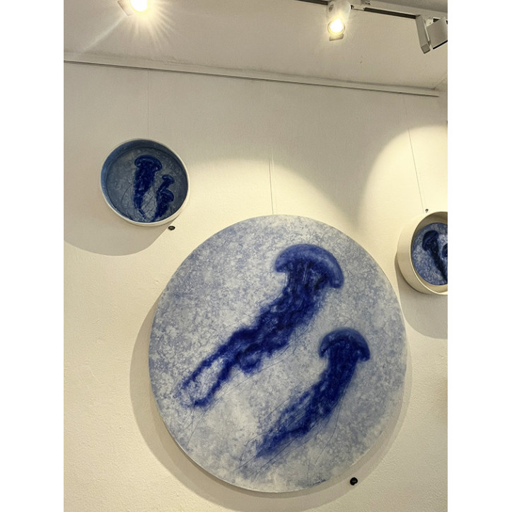 Acrílico "Born Blau" de Doralice Souza