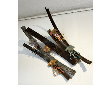 Escultura Hierro Reciclado Rovellart Borns