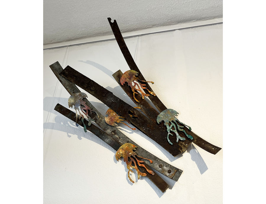 Escultura Hierro Reciclado Rovellart Borns