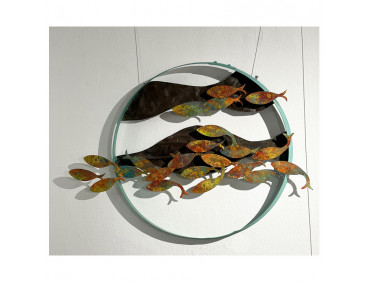 Escultura Hierro Reciclado Rovellart Naranjas