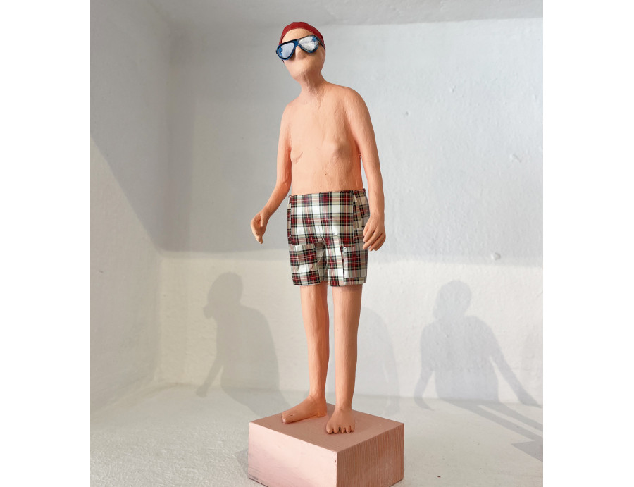 Bañista des Caló Blanc