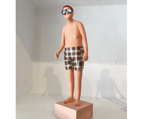 Bañista des Caló Blanc