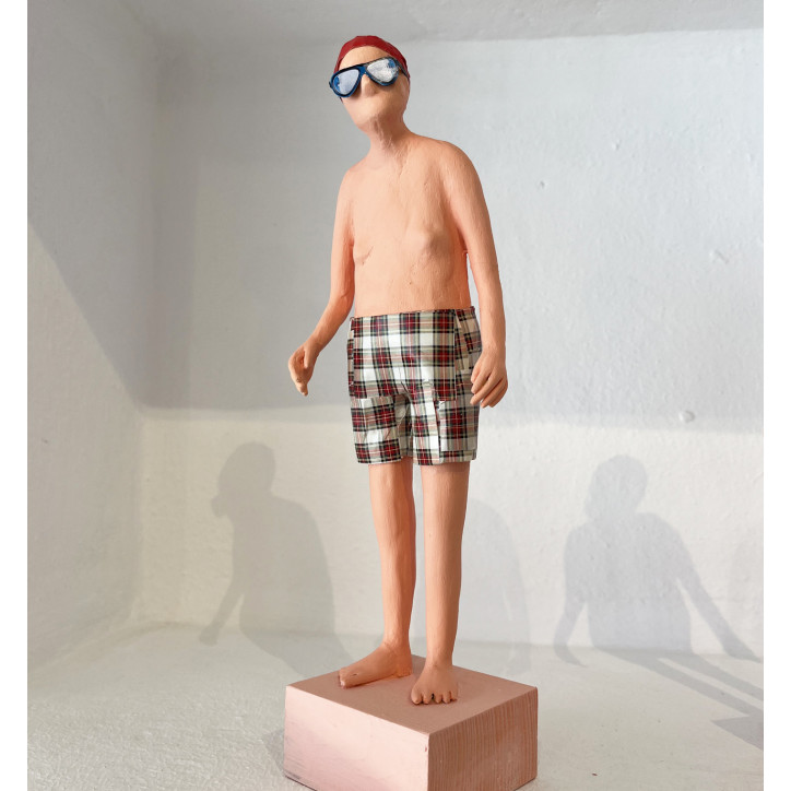 Bañista des Caló Blanc