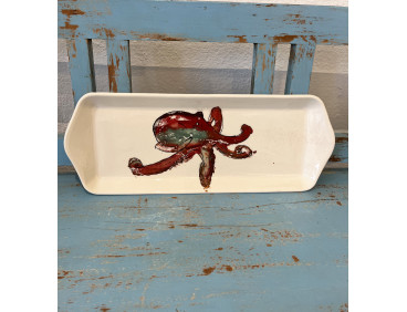 Bandeja Pulpo- Pintado a mano