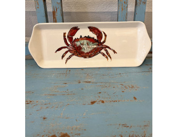 Bandeja Cangrejo- Pintado A Mano
