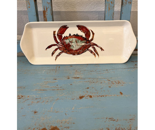 Bandeja Cangrejo- Pintado A Mano