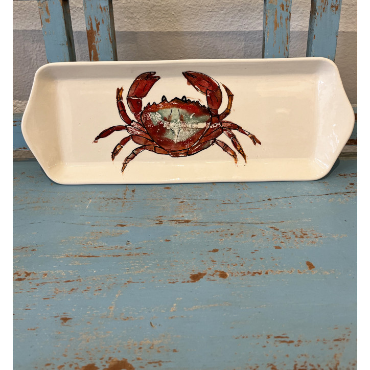 Bandeja Cangrejo- Pintado A Mano