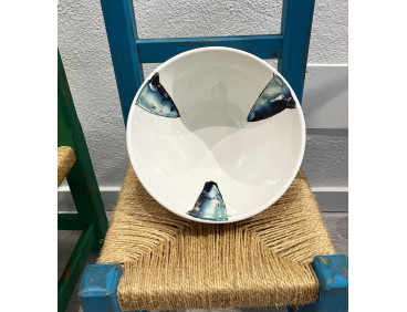 Ensaladera Sardina- Pintado A Mano