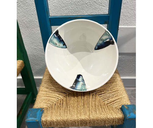 Ensaladera Sardina- Pintado A Mano