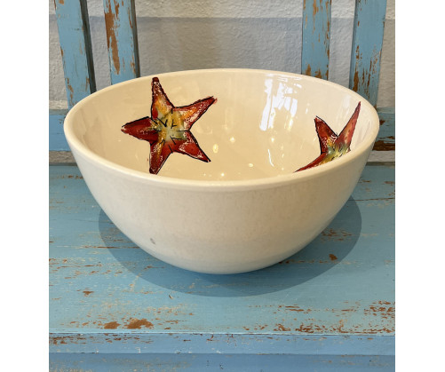 Ensaladera Estrella- Pintado A Mano
